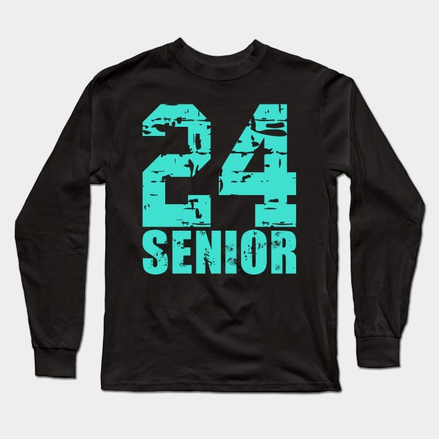 2024 Senior Long Sleeve T-Shirt by colorsplash